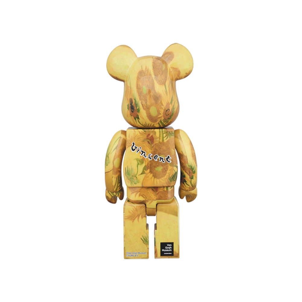 Bearbrick x Van Gogh Museum Sunflowers 100 & 400 YellowBearbrick x