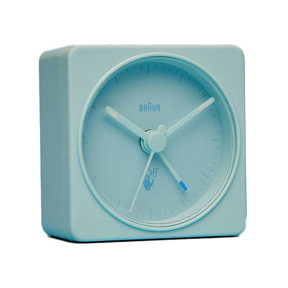 Virgil Abloh Braun OffWhite Alarm Clock Pale BlueVirgil Abloh Braun