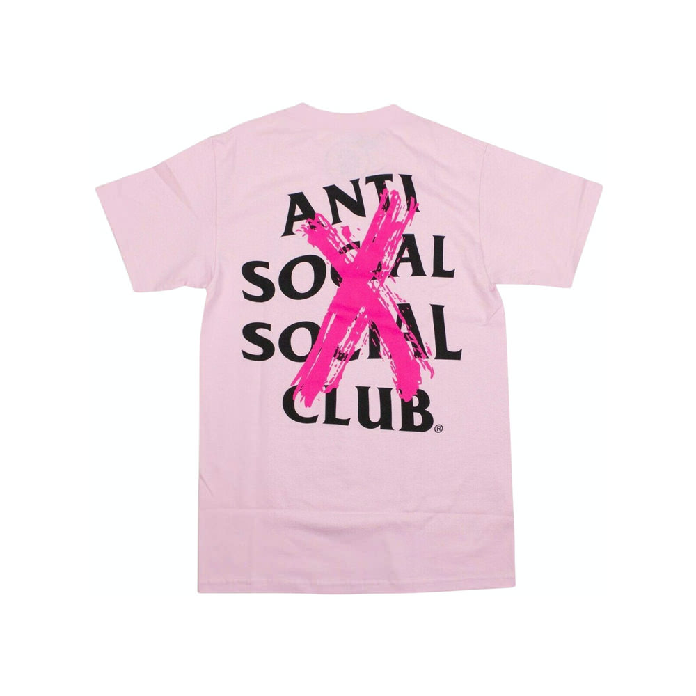 Anti Social Social Club Cancelled TShirt Pink OFour