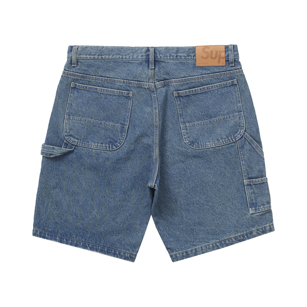 Supreme Handstyle Denim Painter Short BlueSupreme Handstyle Denim