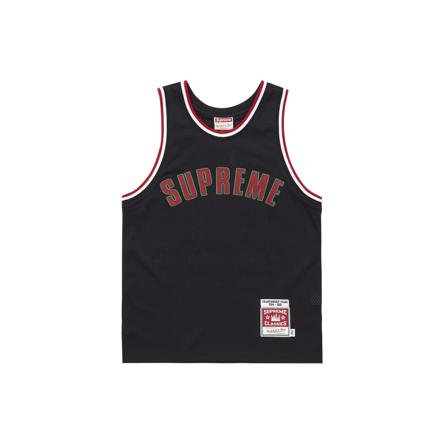 Supreme Mitchell & Ness Basketball Jersey BlackSupreme Mitchell & Ness