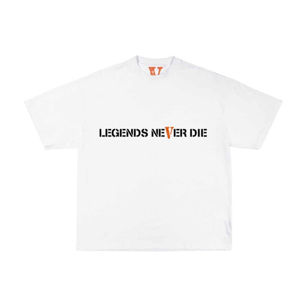 Juice Wrld x Vlone LND 999 Tee WhiteJuice Wrld x Vlone LND 999 Tee