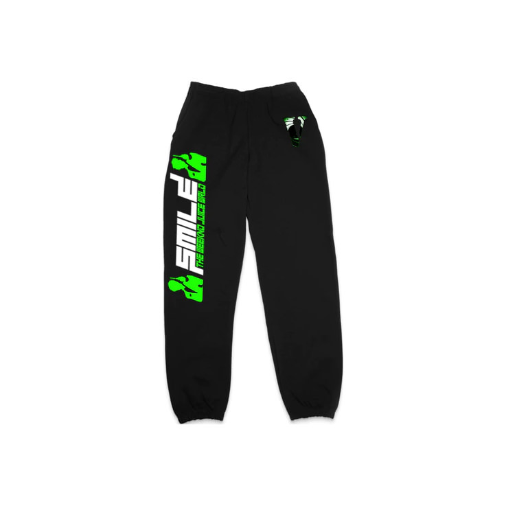 Juice Wrld x XO x Vlone Double Agent Sweatpants BlackJuice Wrld x XO x