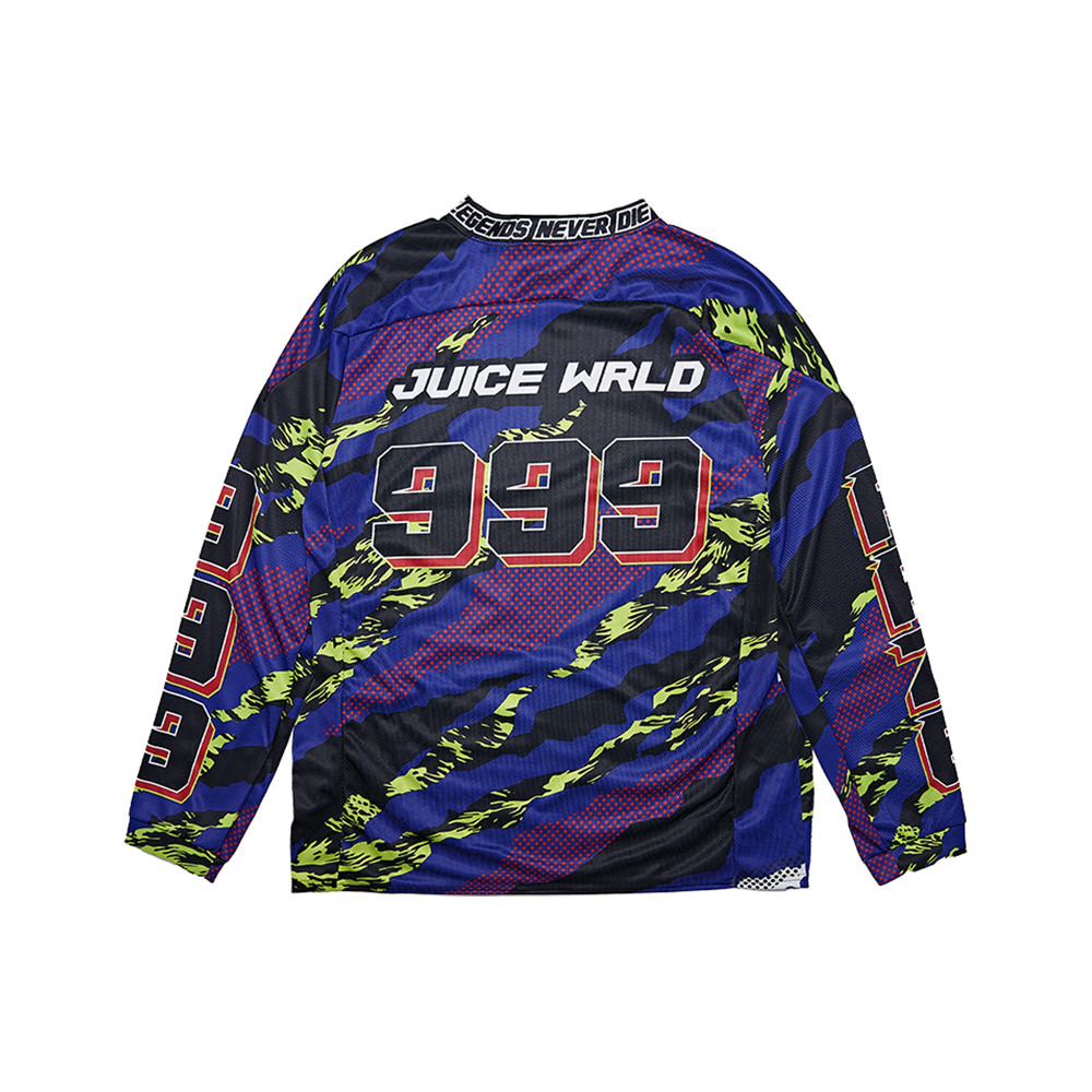 Juice Wrld x Faze Clan Paintball Jersey MultiJuice Wrld x Faze Clan
