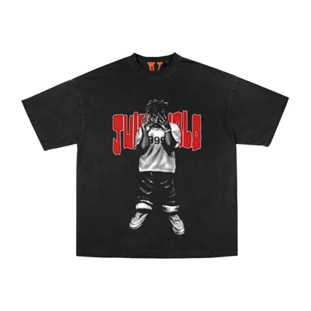 Juice Wrld x Vlone Man of the Year Tee BlackJuice Wrld x Vlone Man of