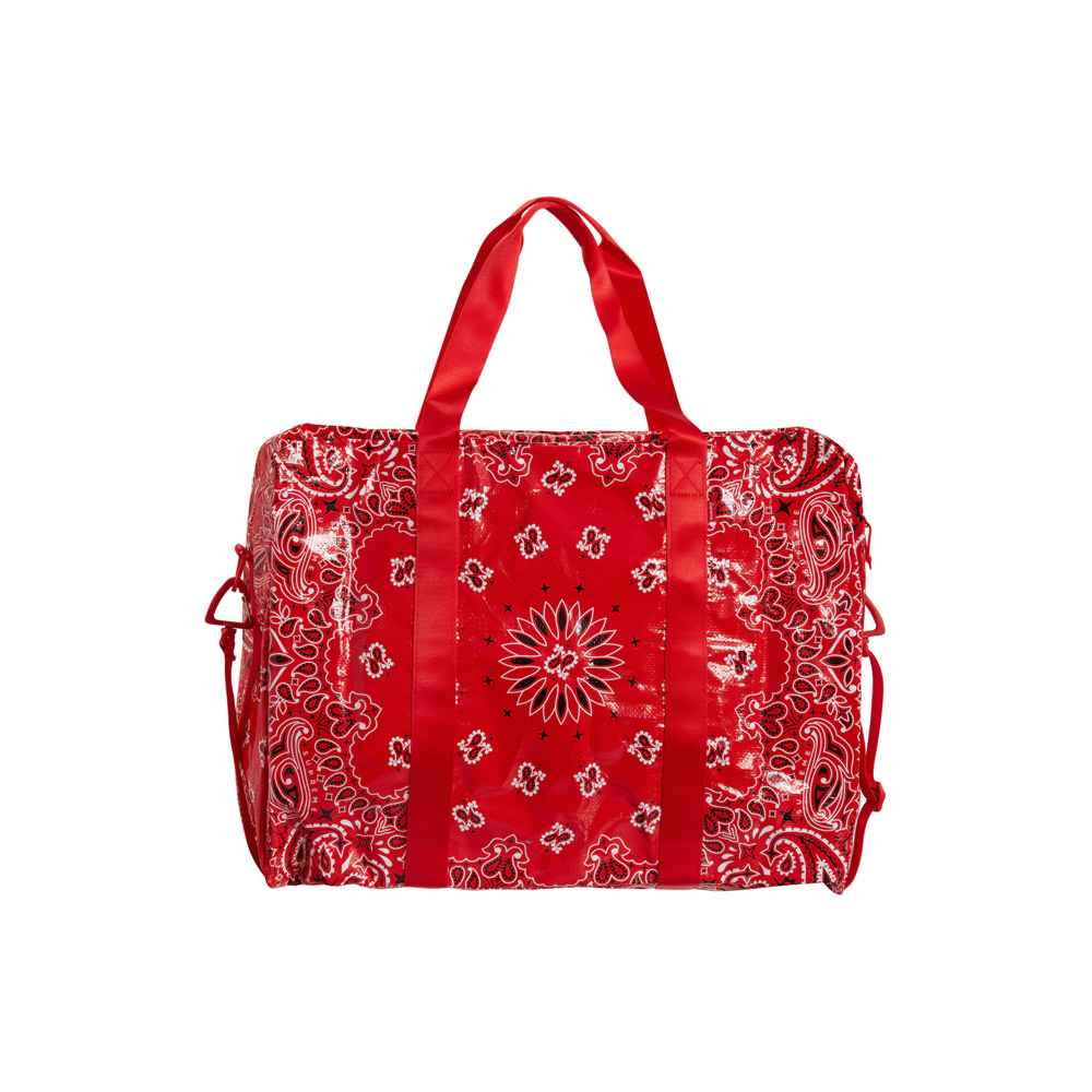 Supreme Bandana Tarp Large Duffle Bag RedSupreme Bandana Tarp Large