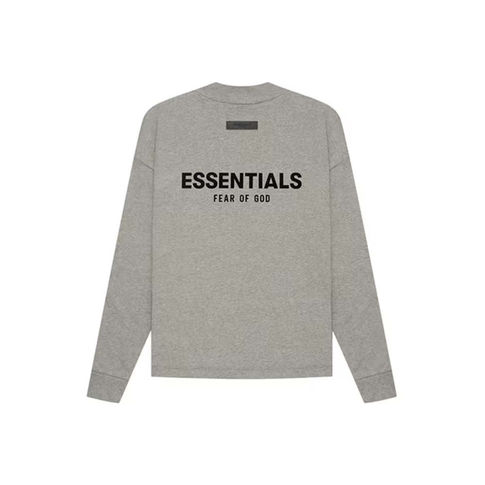 Fear of God Essentials L/S Tshirt (SS22) Dark OatmealFear of God