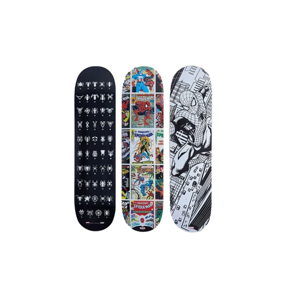 Kith SpiderMan Skateboard Deck SetKith SpiderMan Skateboard Deck Set