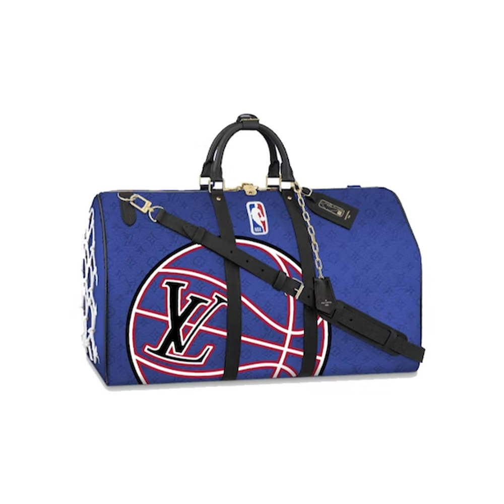 Louis Vuitton x NBA Keepall 55 Bandouliere BlueLouis Vuitton x NBA