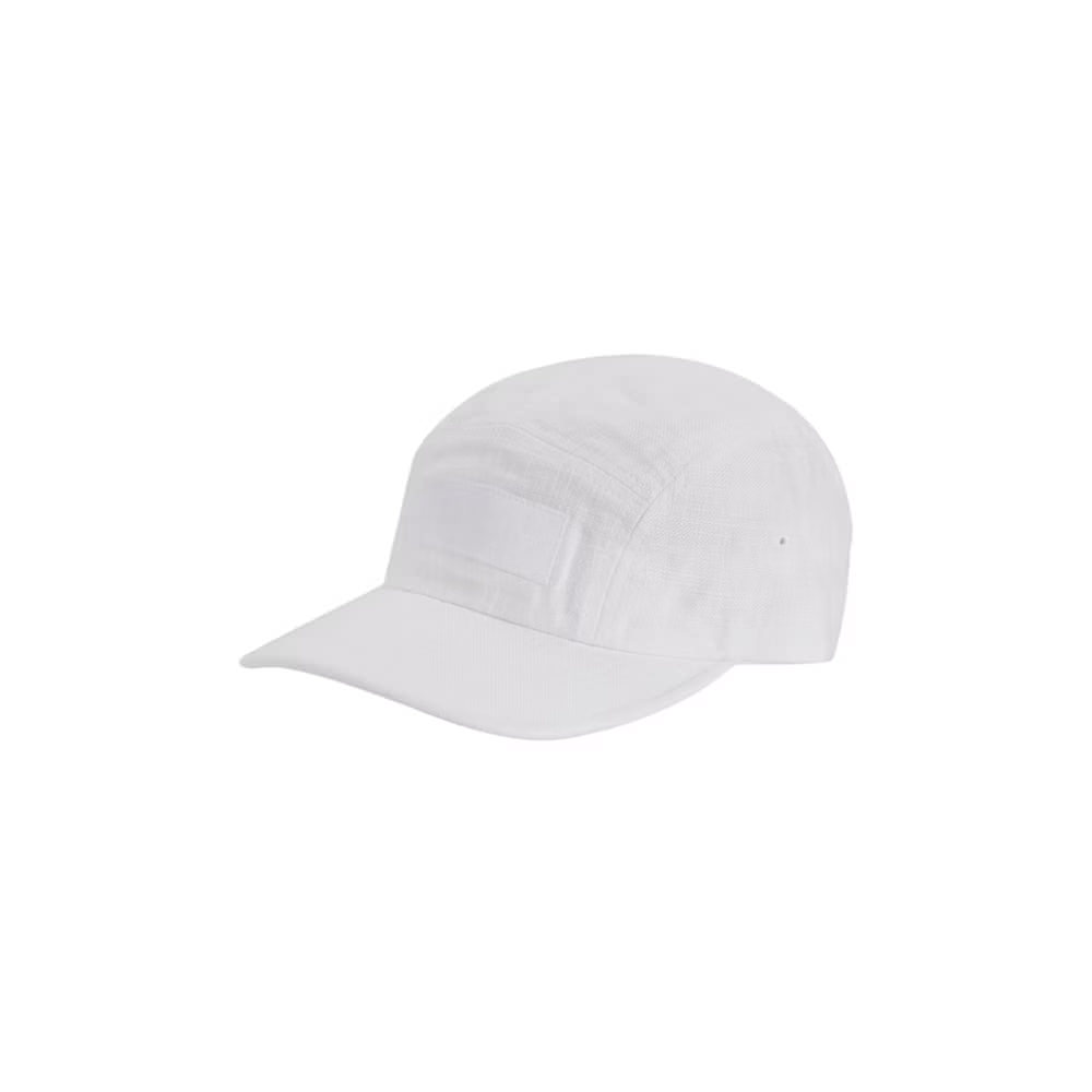 Supreme Linen Fitted Camp Cap WhiteSupreme Linen Fitted Camp Cap White
