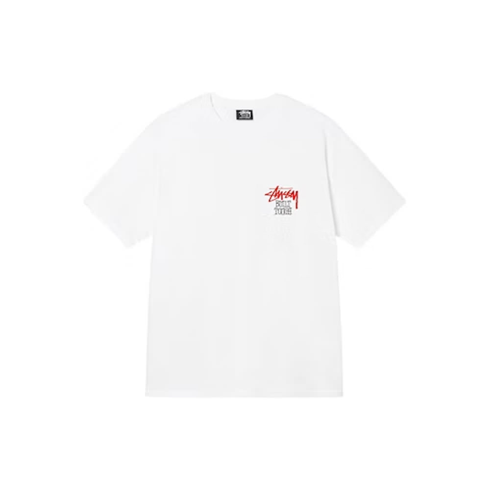 Stussy Built Tough Tee WhiteStussy Built Tough Tee White OFour