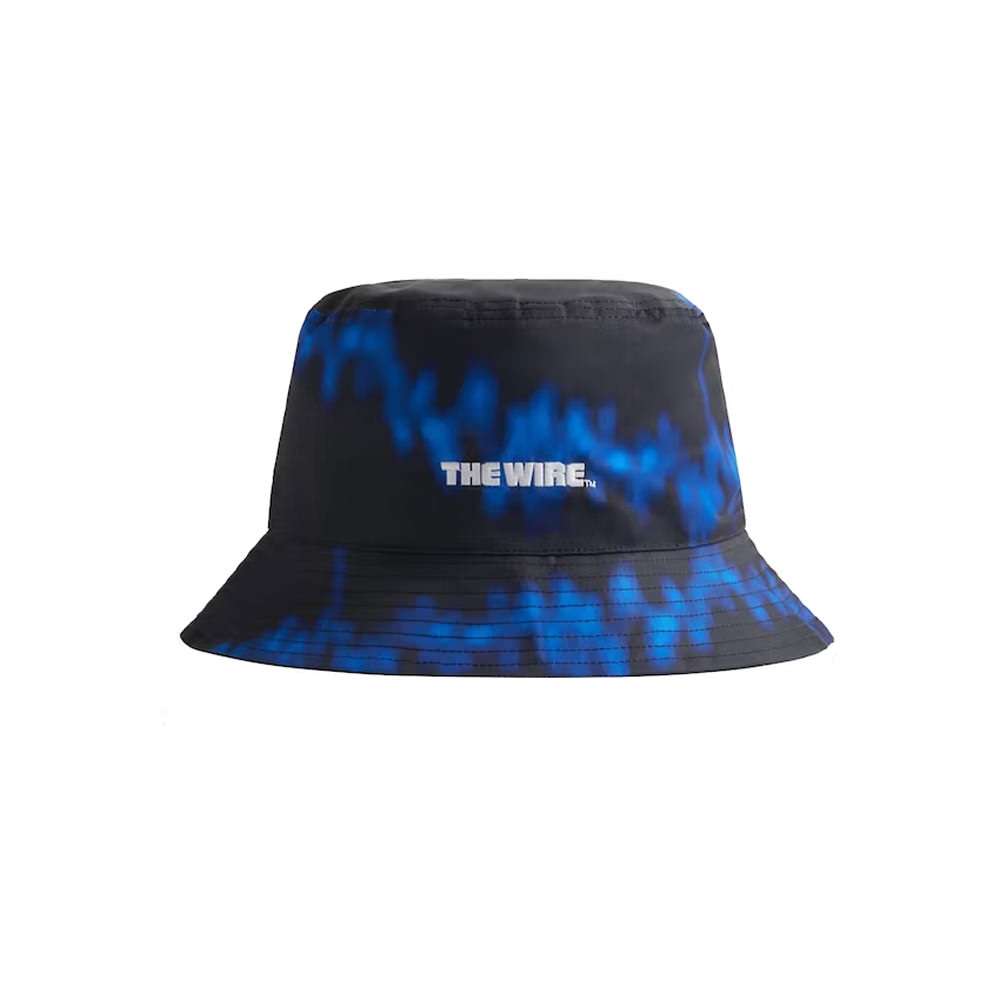 Kith The Wire Phone Tap Reversible Bucket Hat BlackKith The Wire Phone