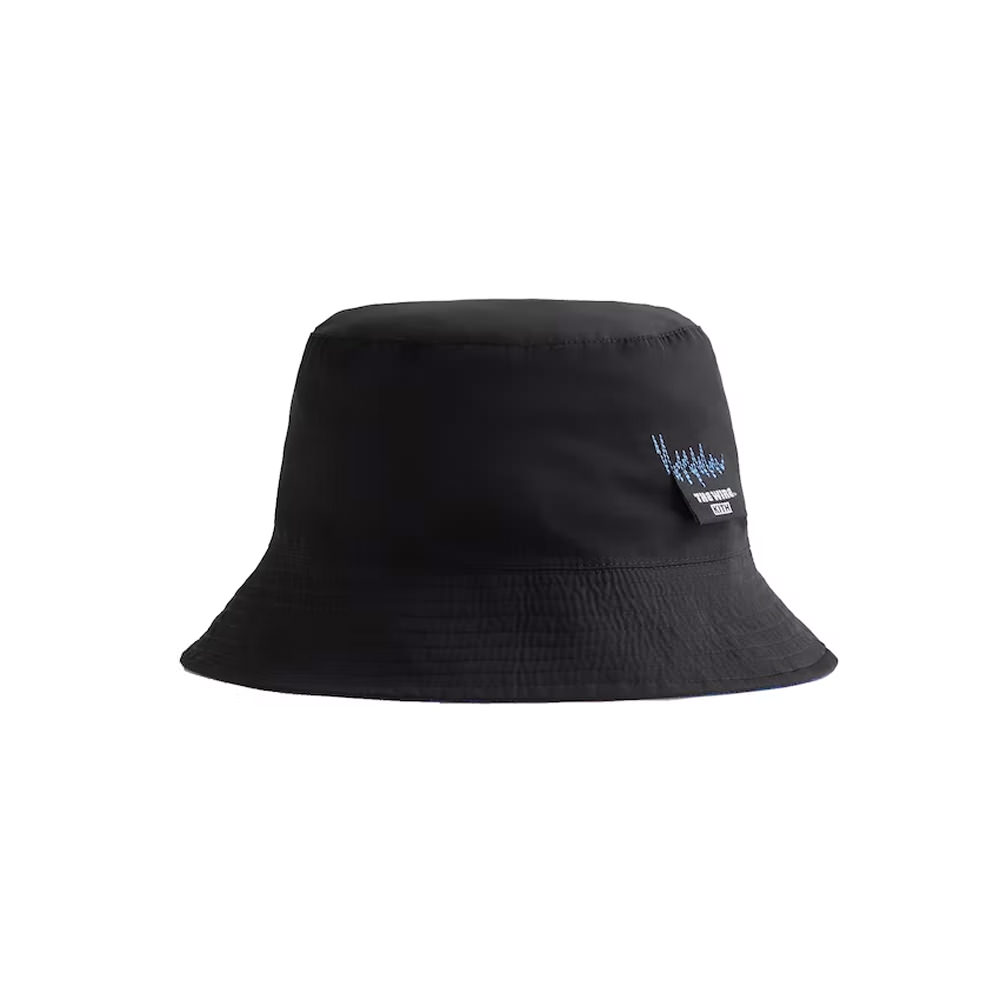 Kith The Wire Phone Tap Reversible Bucket Hat BlackKith The Wire Phone