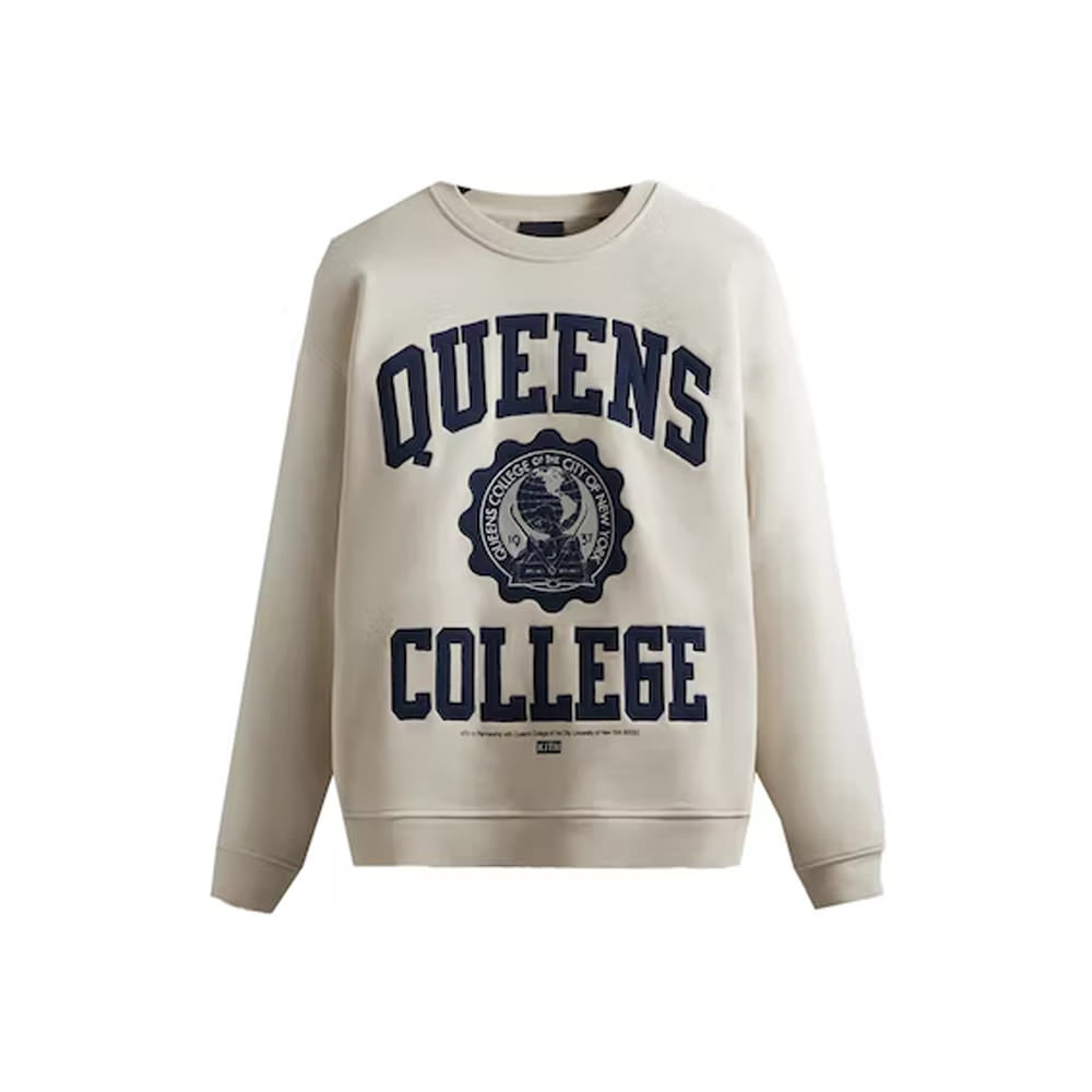 Kith Russell Athletic CUNY Queens College Crewneck WaffleKith Russell
