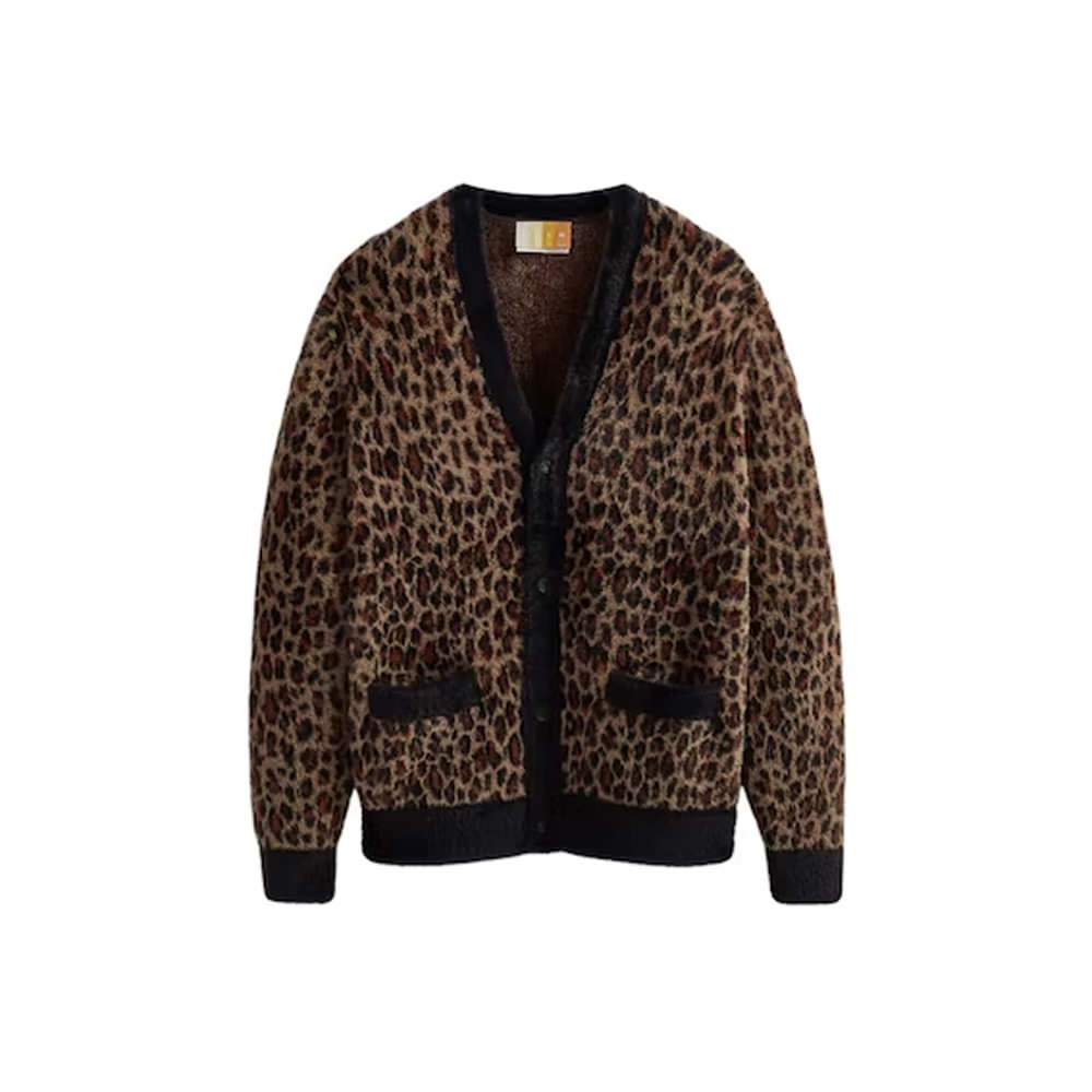 Kith Leopard Mohair Cardigan BirchKith Leopard Mohair Cardigan Birch
