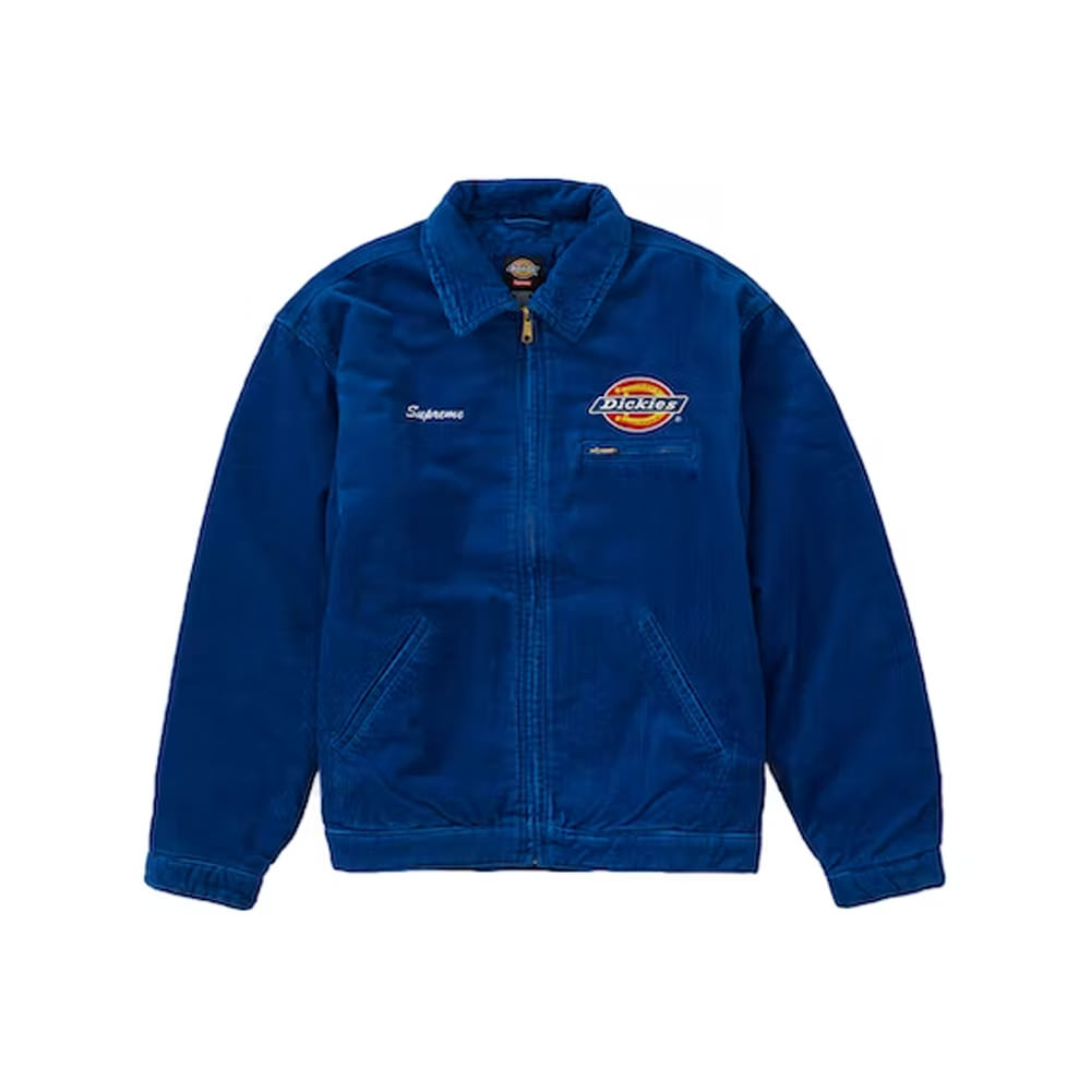 Supreme Dickies Corduroy Work Jacket RoyalSupreme Dickies Corduroy Work
