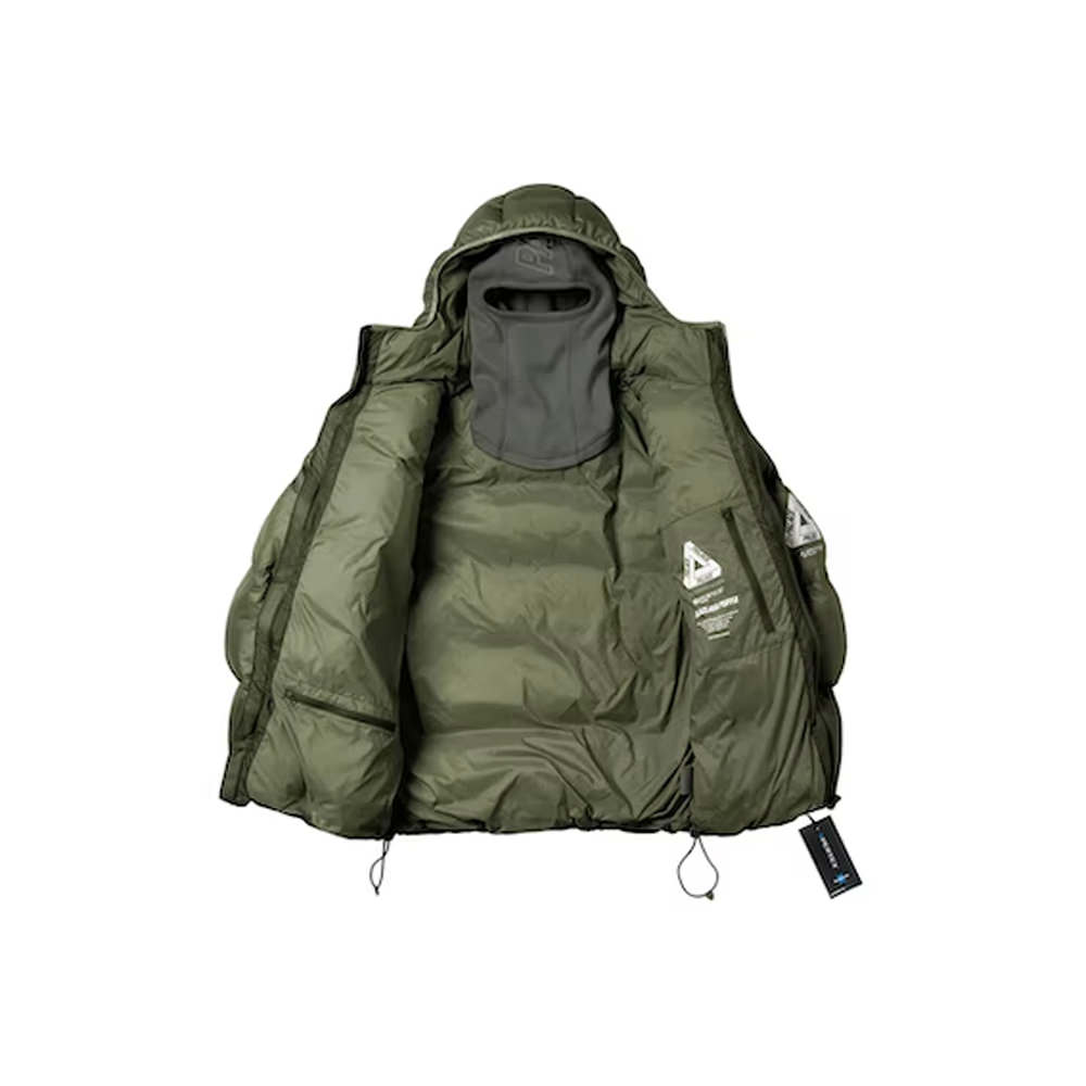 Palace Pertex Frost Balaclava Puffa OlivePalace Pertex Frost Balaclava