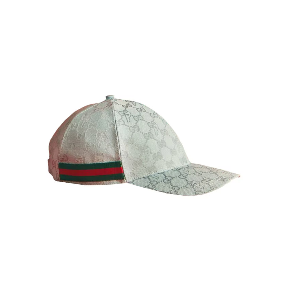 Palace x Gucci GGP Canvas Baseball Hat Pale BluePalace x Gucci GGP