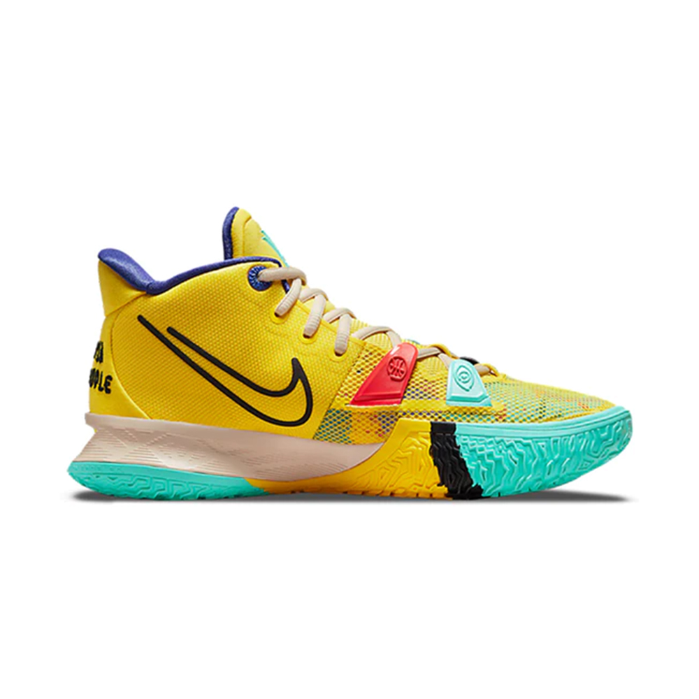 Nike Kyrie 7 1 World 1 People YellowNike Kyrie 7 1 World 1 People