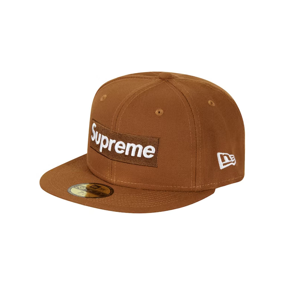Supreme Money Box Logo New Era BrownSupreme Money Box Logo New Era