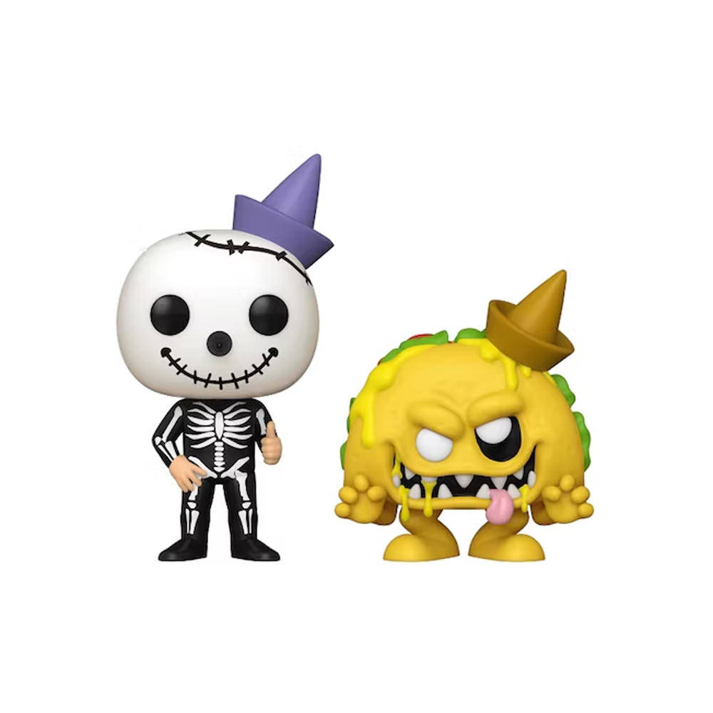 Funko Pop! Ad Icons Jack in the Box Skeleton Jack & Monster Taco Jack