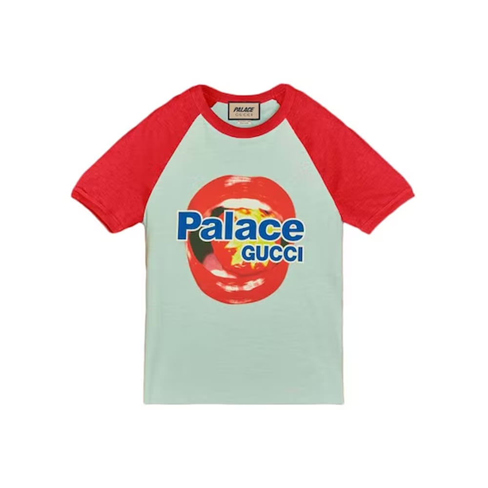 Palace x Gucci Printed Cotton Jersey Tshirt WhitePalace x Gucci