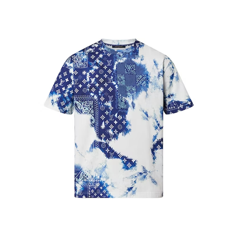 Louis Vuitton Monogram Bandana Printed TShirt Blue/WhiteLouis Vuitton
