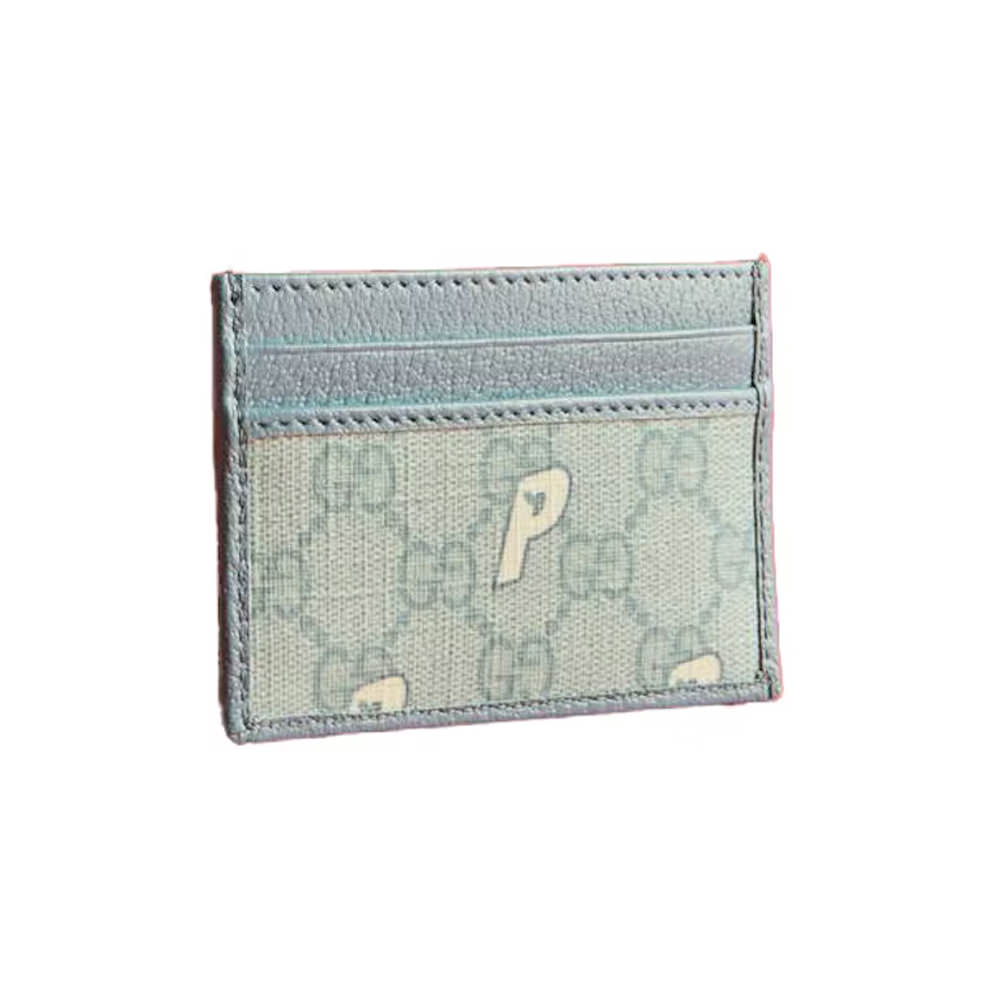 Palace x Gucci GGP Supreme Card Case Pale BluePalace x Gucci GGP Supreme Card Case Pale Blue