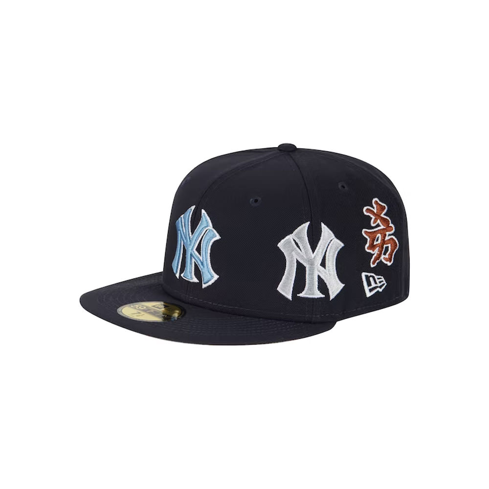 Supreme New York Yankees Kanji New Era Fitted Hat NavySupreme New York