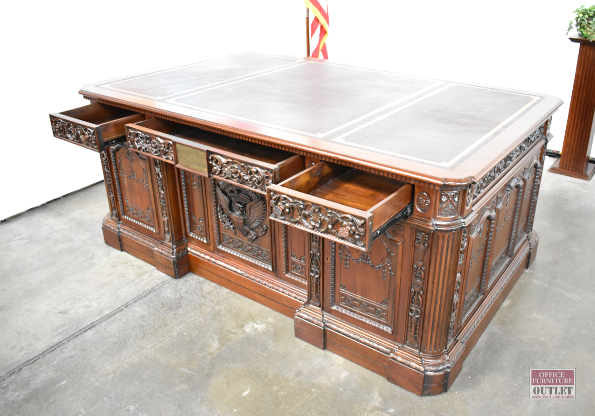 THE RESOLUTE PRESIDENTIAL DESK Office Furniture Outet Used Office