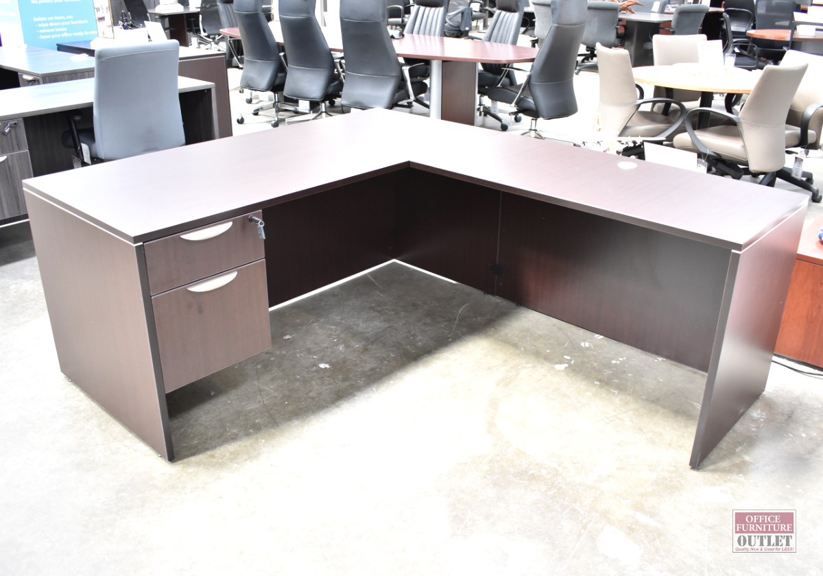 OFFICE SOURCE NEW 30" X 66" Desk w/ Hanging Box File Pedestal
