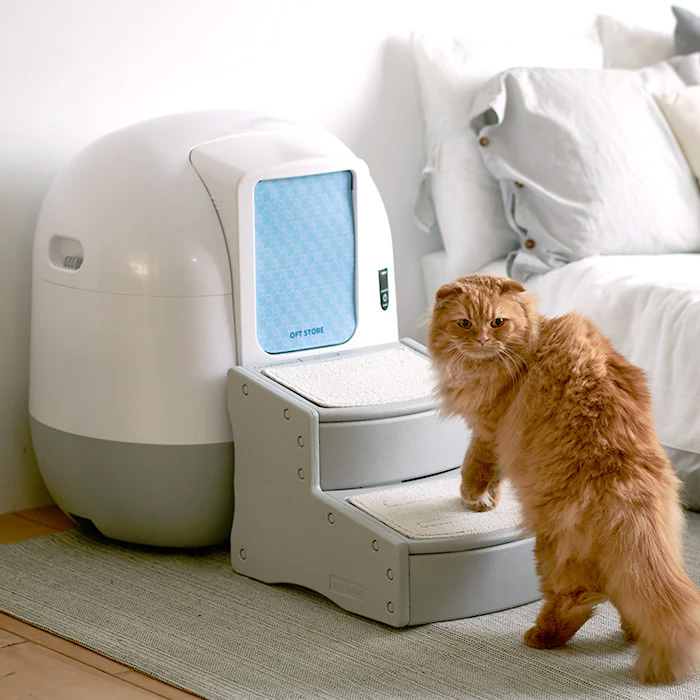 ペットステップPG Easy Step 2 Standardが自動猫トイレPet JCにピッタリ 株式会社オーエフティー