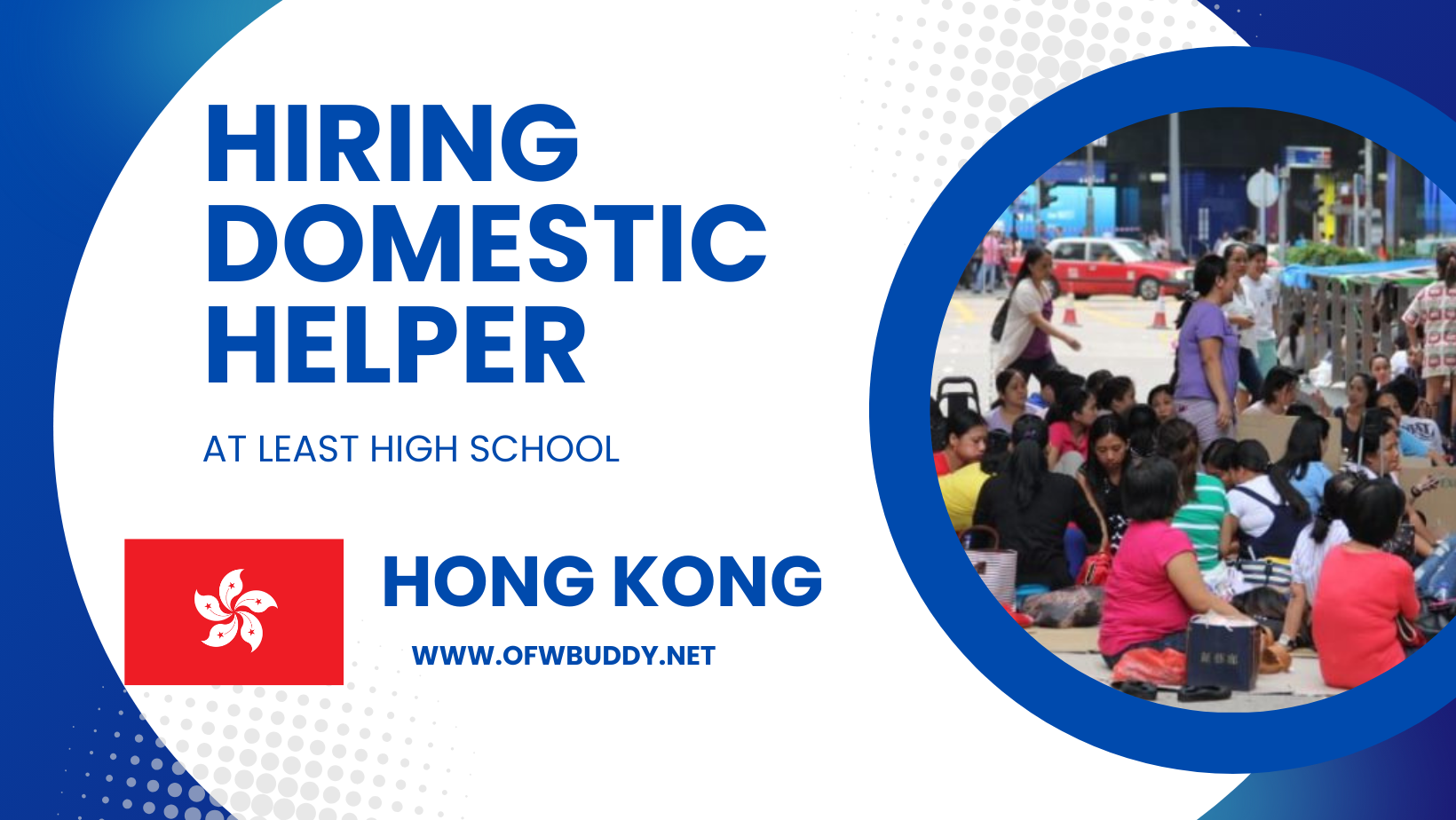 Hiring Domestic Helper bound to Hong Kong under Adel International