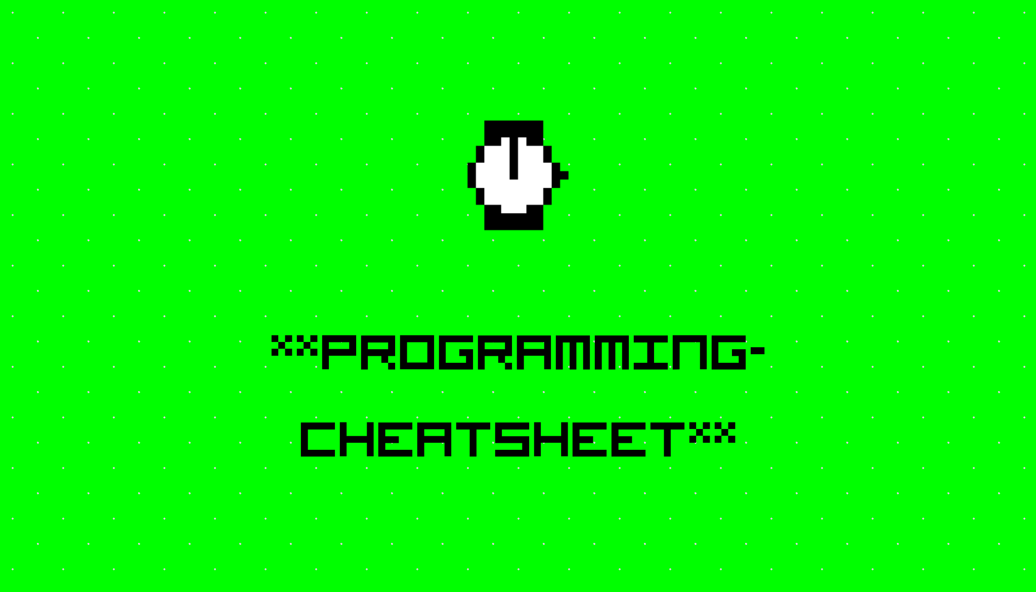 programmingcheatsheet stories HackerNoon