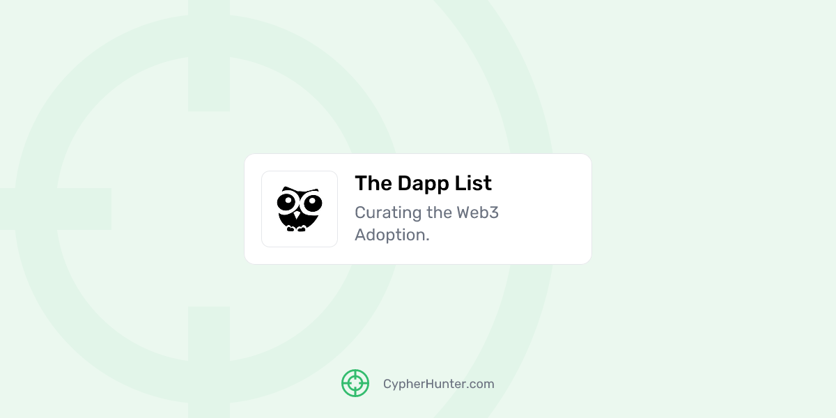 The Dapp List WISE CypherHunter