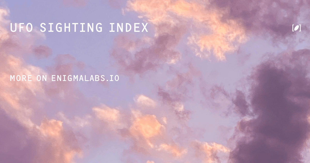 Enigma Labs UFO Sightings in Vermont, United States