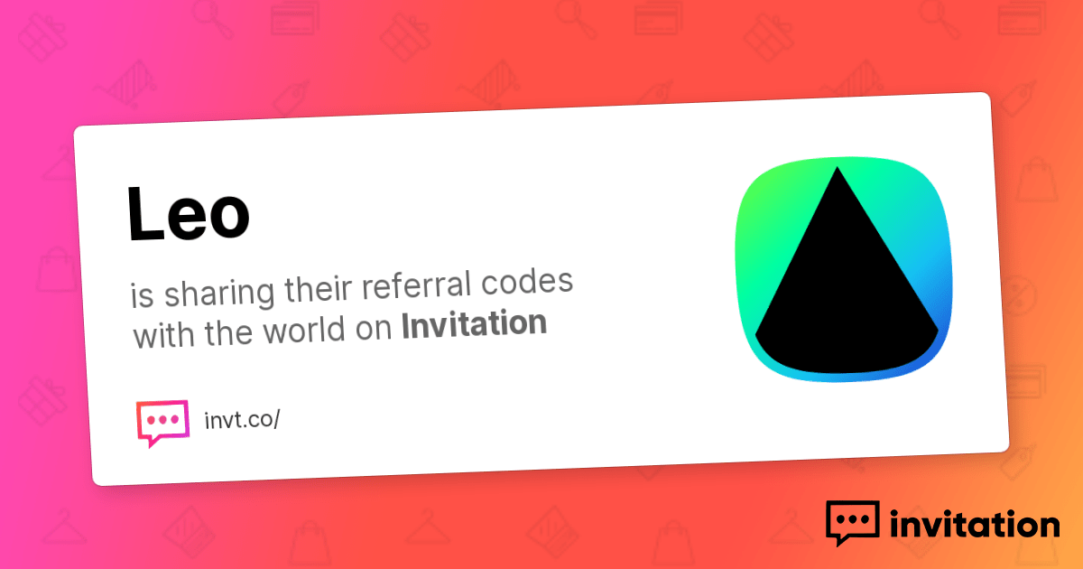 Leo's Promo Codes — Leo maloney invitation.codes