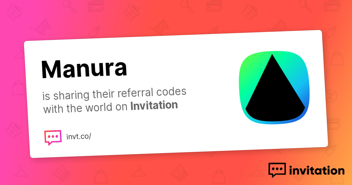 Manura's referral link — Manura Sathsarindu invitation.codes