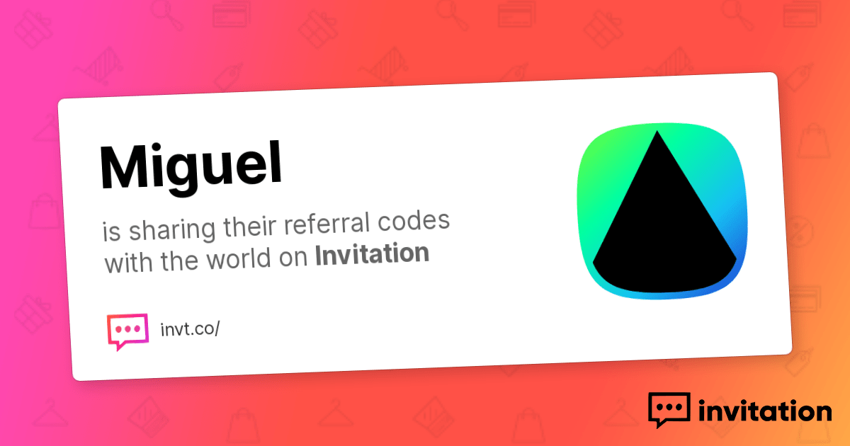 Miguels Monese referral link — Miguel Torres invitation.codes