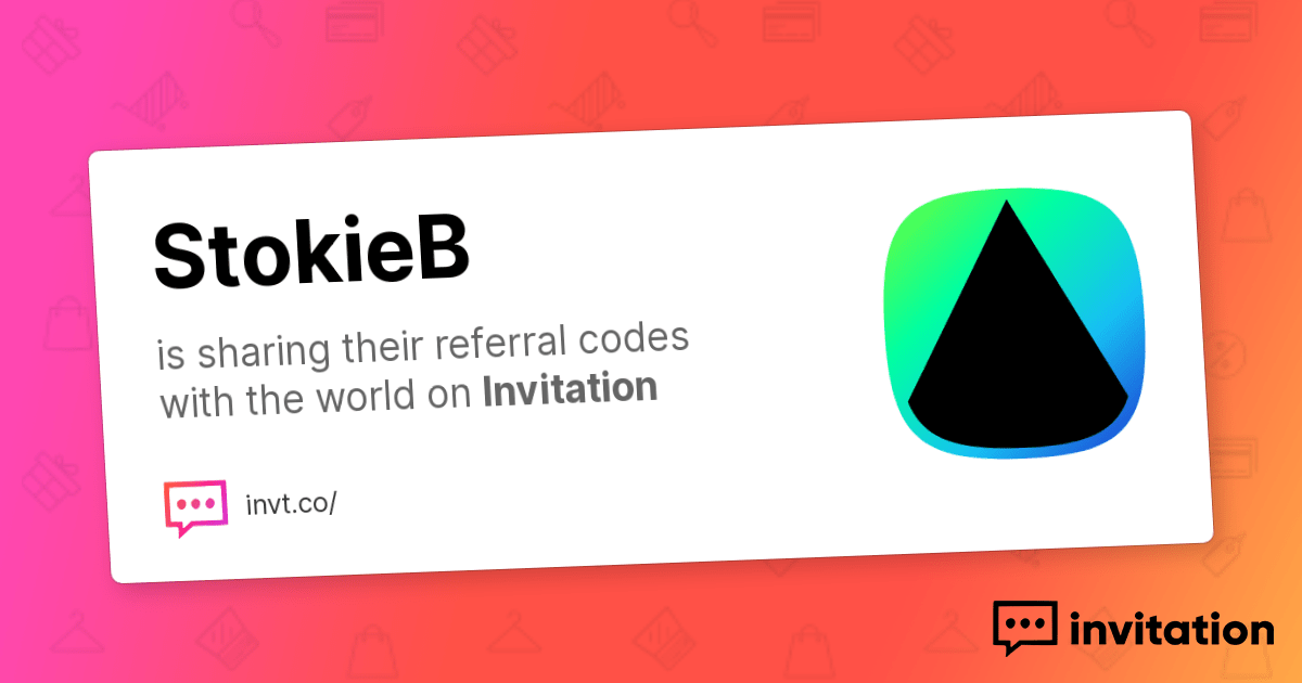 StokieB's Uber Eats referral link — Ben W invitation.codes