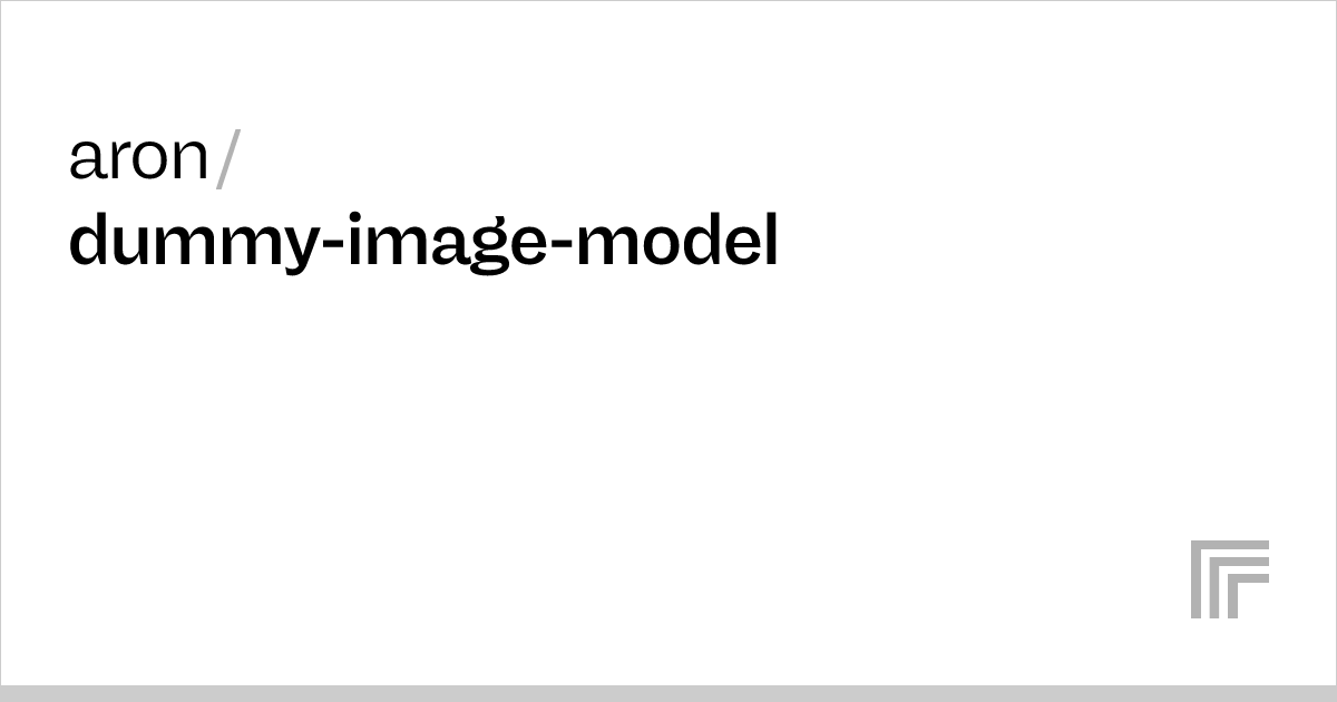 aron/dummyimagemodel Run with an API on Replicate