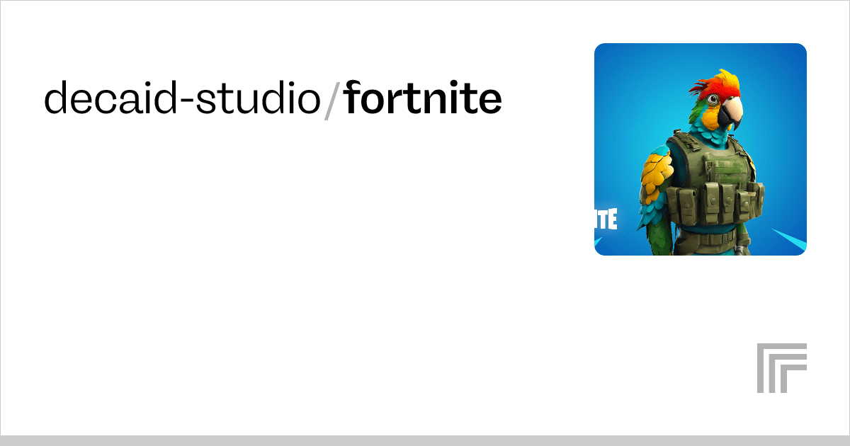 decaidstudio/fortnite Run with an API on Replicate