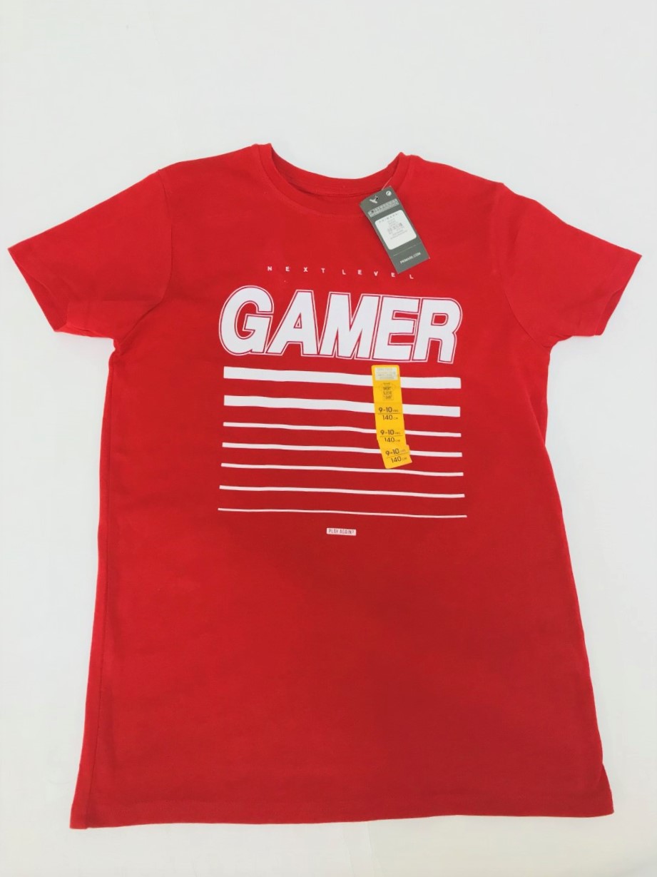 Primark Gamer Red TShirt OGalax