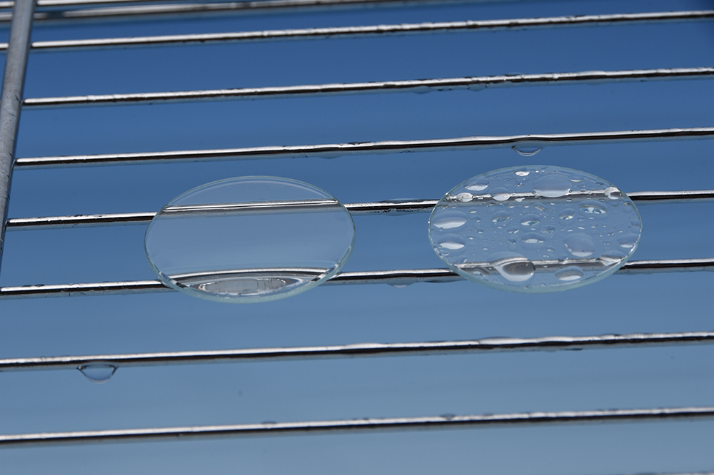 Water and Oil Repellent Coating OkamotoGlass