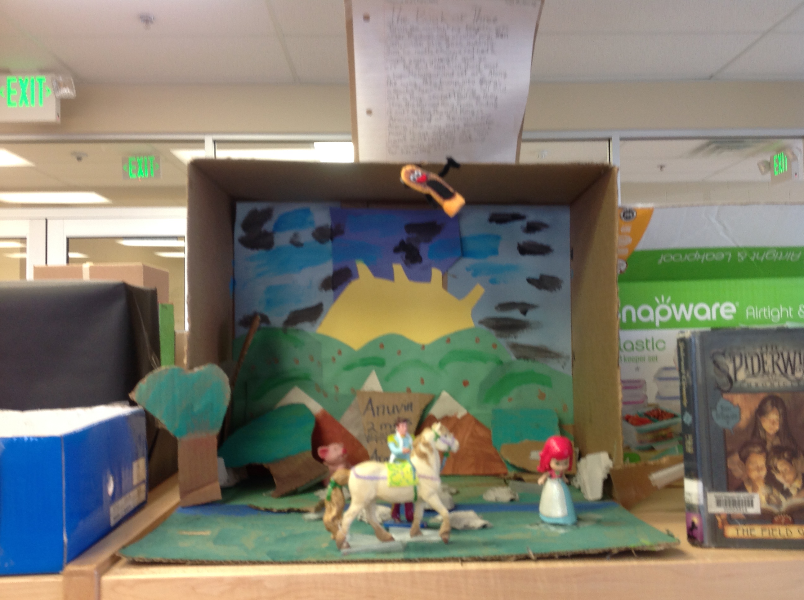 Ogden Preparatory Academy 4th Grade Book Report Dioramas