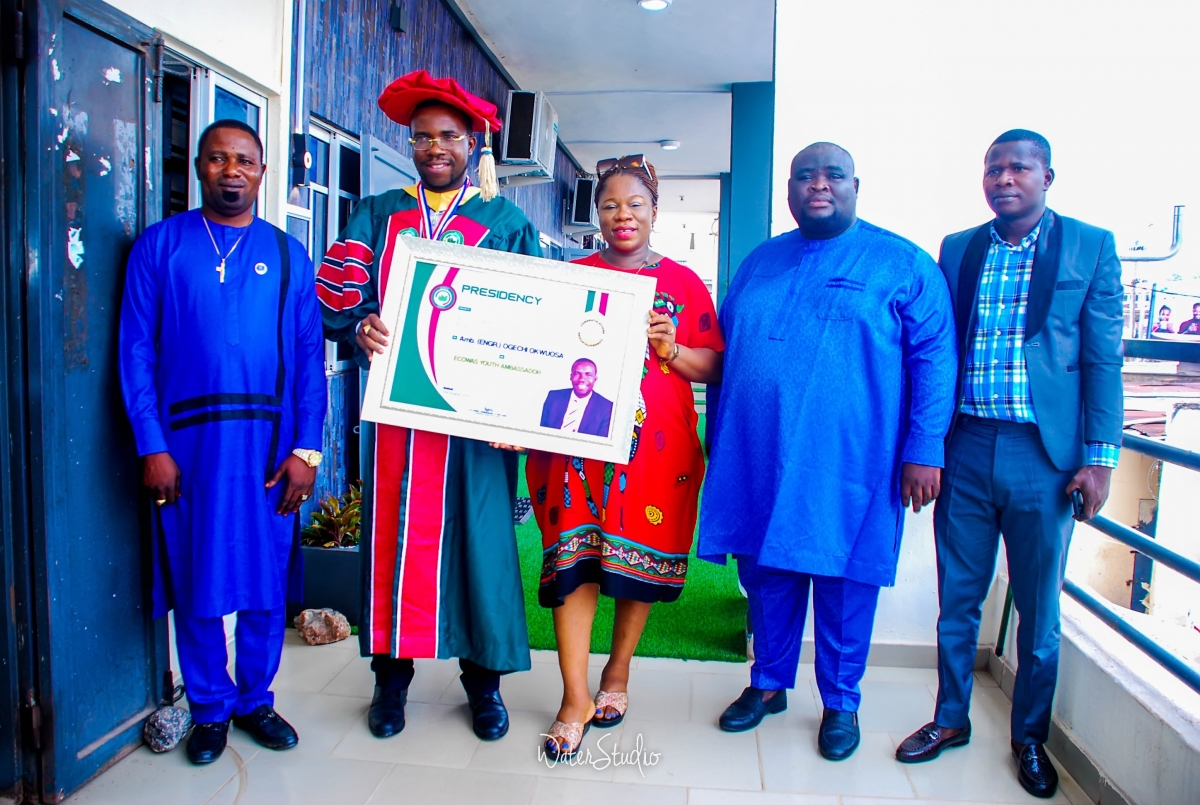 ECOWAS Youth Council Ambassador Award speech