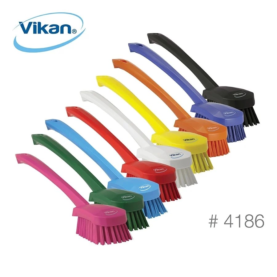 Vikan Long Handle Scrubbing Brush Stiff Ogena Solutions