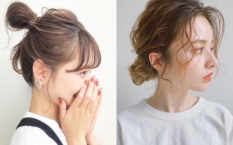 うなじ見せ【簡単アップ♡ アレンジヘア12選】不器用さんもOKのおだんごヘア Oggi.jp