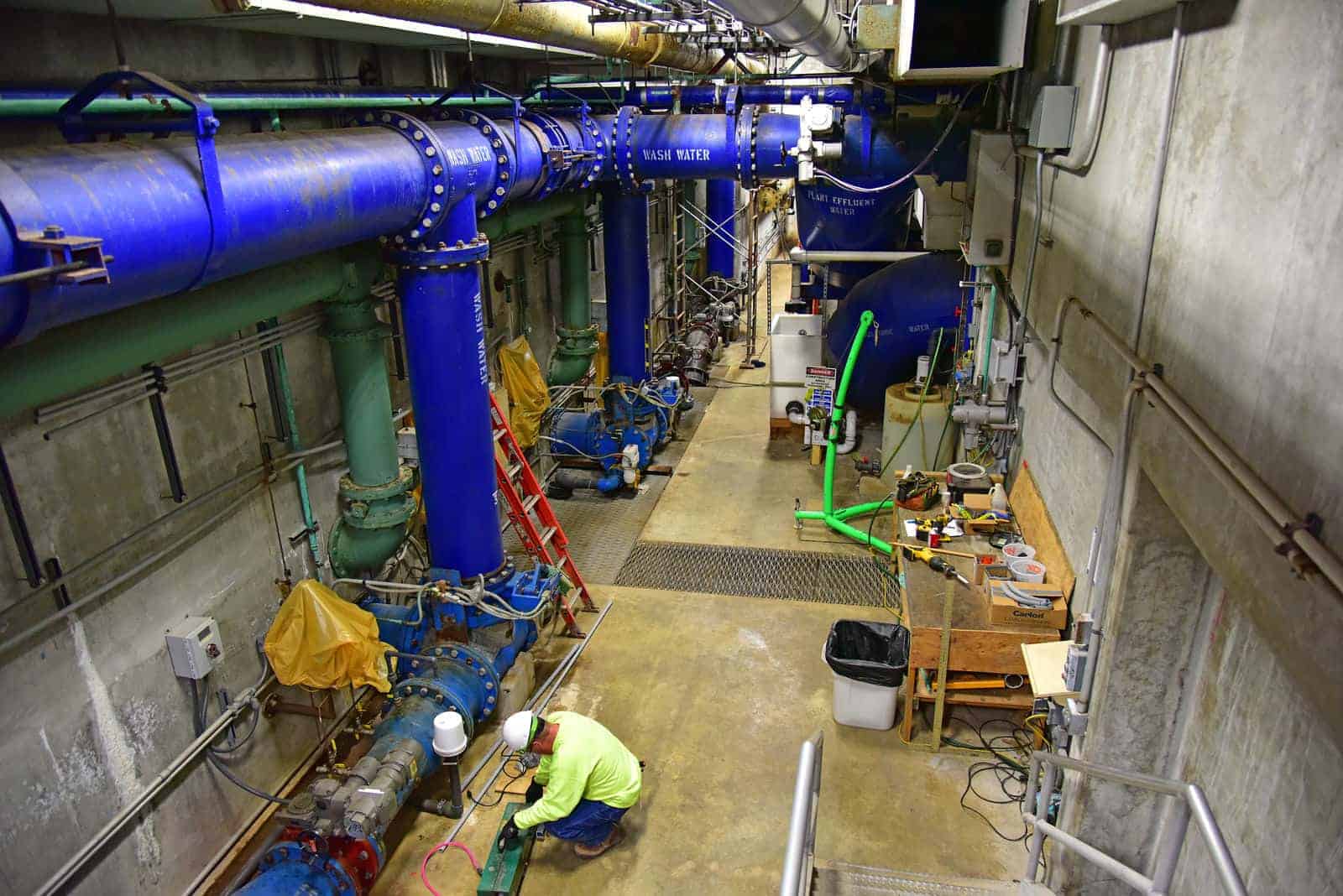 Aquarion Trap Falls Water Treatment Plant Filter Rehab O&G Industries