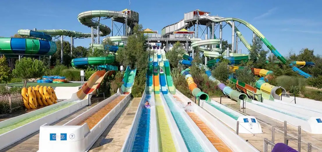 O’Gliss Park 12 toboggans aquatiques pour tous les niveaux